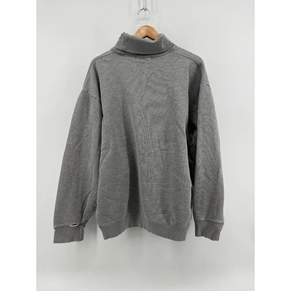 Polo Ralph Lauren Golf Sweatshirt Mens XL Gray Turtleneck Pullover Vintage 90s